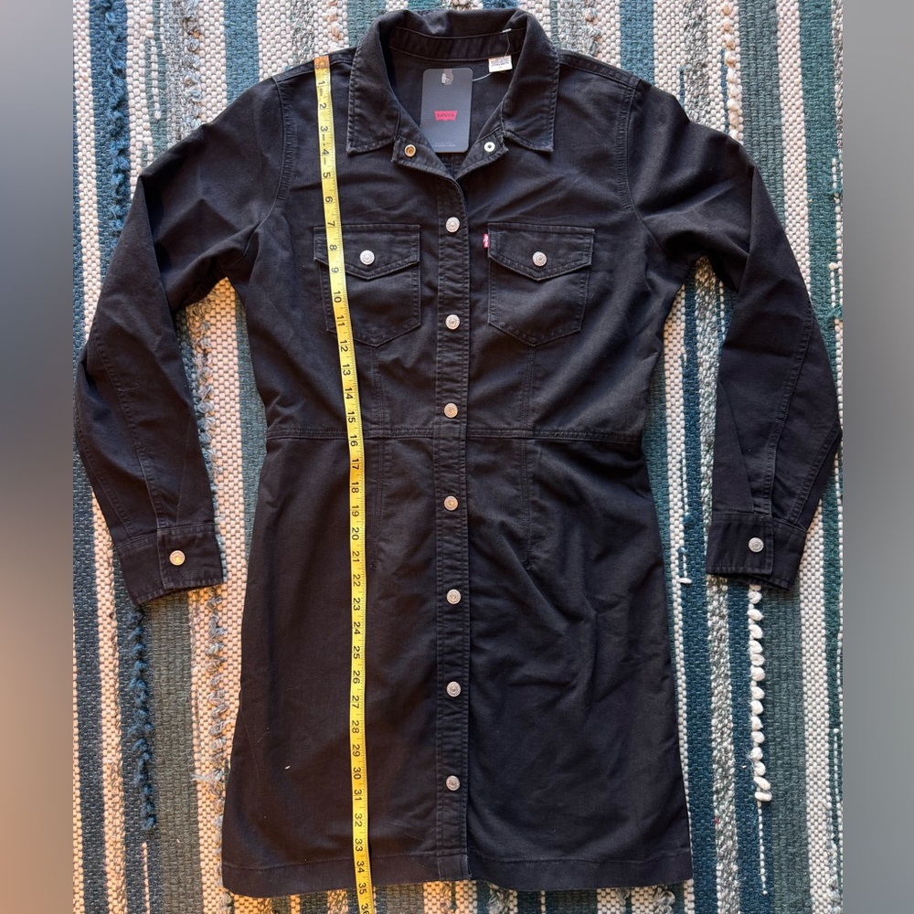 Levi’s Ellie Denim Dress in Black - Size M - Picture 14 of 15